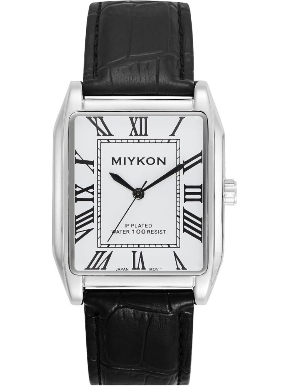 Vintage Men’s Tank Dress Watch | Genuine Leather Strap | Water Resistant